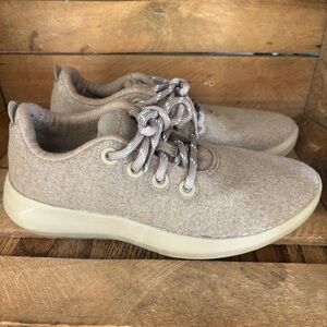 Allbirds Women’s Wool Runners Beige Brown Size 9